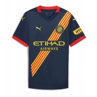 Camiseta Girona Donny van de Beek #6 Visitante Equipación 2024-25 manga corta